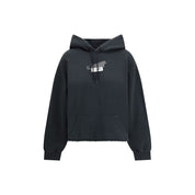 MM6 Black Cotton Sweatshirt