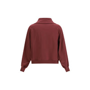 Brunello Cucinelli Bordeaux Cotton Cardigan