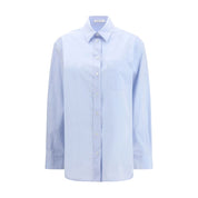 The Row Light Blue Cotton Shirt