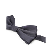 Dolce & Gabbana Gray Silk Bowtie