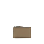 Brunello Cucinelli Beige Calf Leather Bos Taurus Wallet