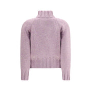 Magda Butrym Purple Cashmere Cardigan