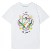 Casablanca White Cotton T-Shirt