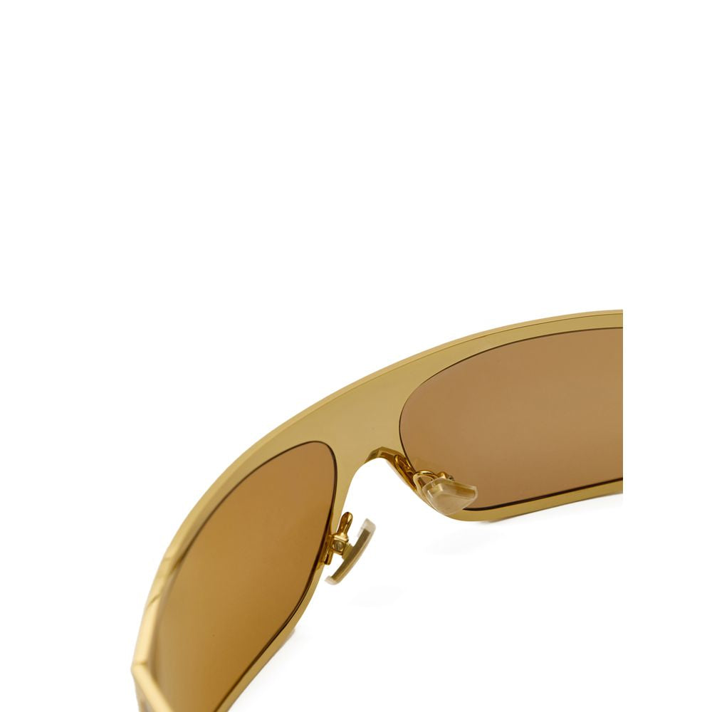 Bottega Veneta Gold Metal Sunglasses