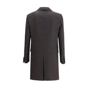 ZEGNA Brown Wool Coat