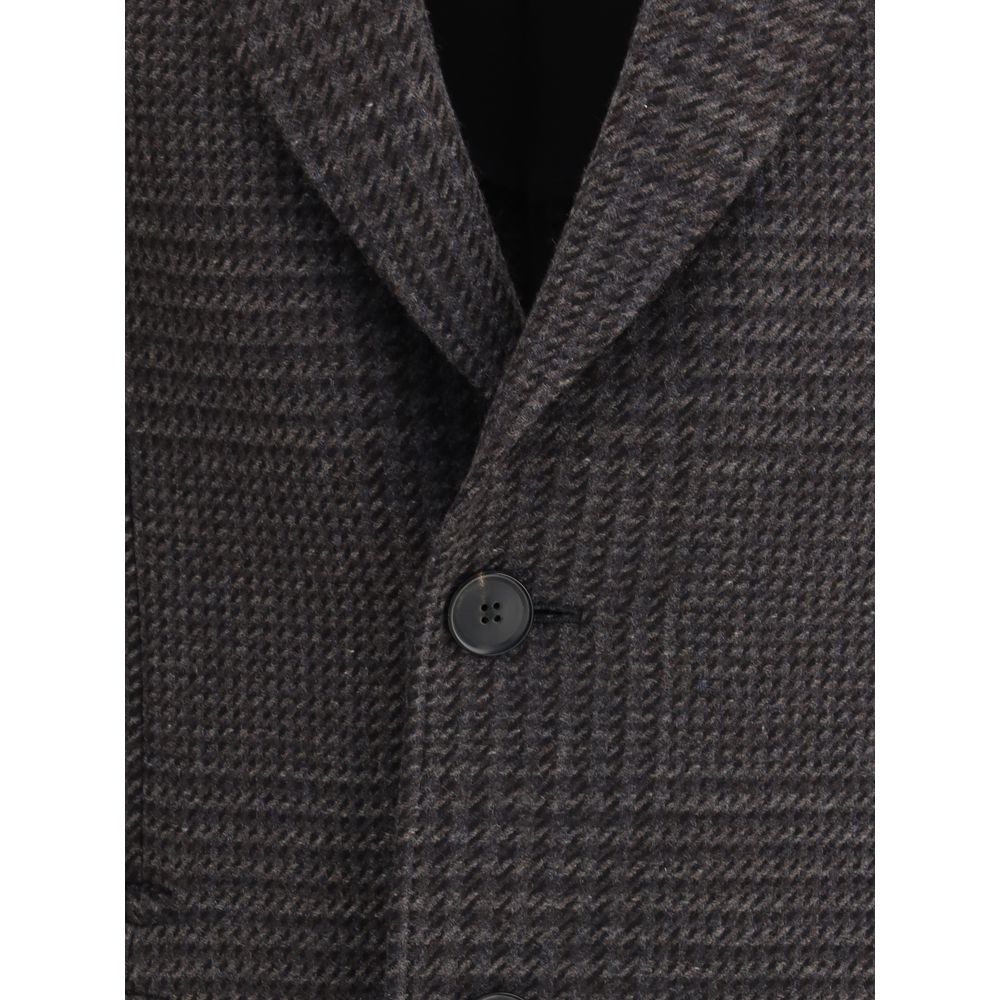 ZEGNA Brown Wool Coat