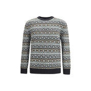 Brooksfield Multicolor Wool Sweatshirt