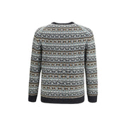Brooksfield Multicolor Wool Sweatshirt