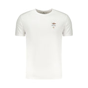 Aeronautica Militare White Cotton Men's T-Shirt
