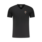 Aeronautica Militare Black Cotton Men Underwear Shirt