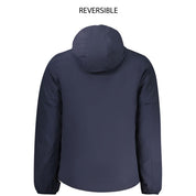 K-WAY Blue Nylon Jackets & Coat