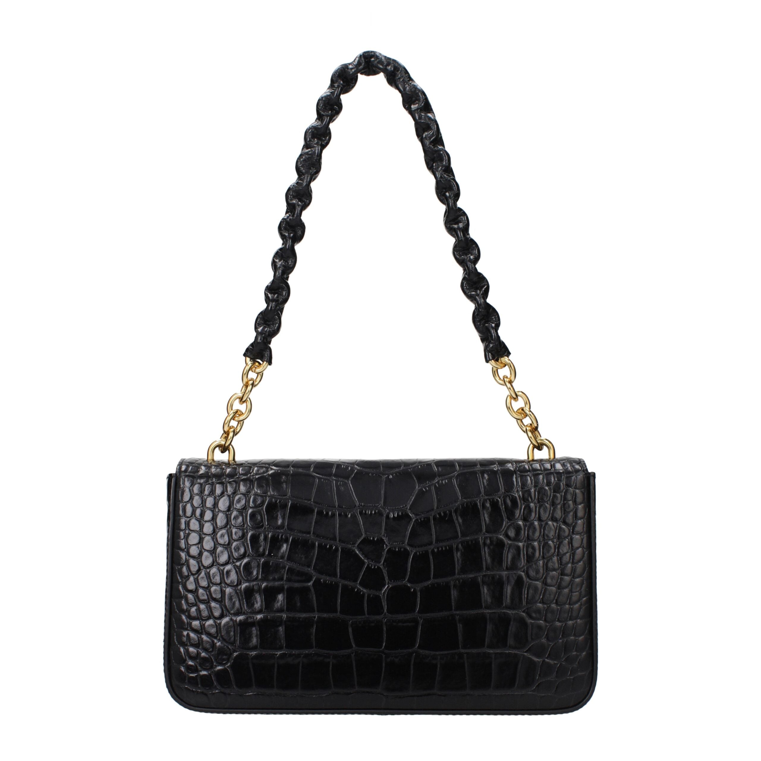 Tom Ford Black Leather Shoulder Bag