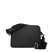 Michael Kors Black Fabric Crossbody Bag