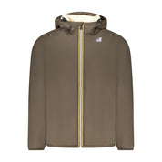 K-WAY Brown Polyamide Men Jacket