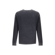 Diesel Gray Cotton Sweatshirt