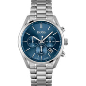 Hugo Boss Gray Stainless Steel Dress Watch