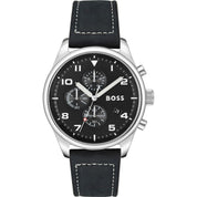 Hugo Boss Black Leather Dress Watch