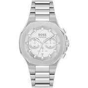 Hugo Boss Gray Stainless Steel Dress Watch
