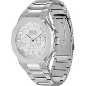 Hugo Boss Gray Stainless Steel Dress Watch