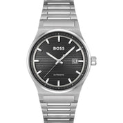 Hugo Boss Gray Stainless Steel Dress Watch