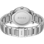 Hugo Boss Gray Stainless Steel Dress Watch