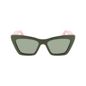 Ferragamo Bicolor Acetate Sunglasses