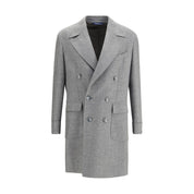 Gi Capri Gray Fleece Wool Coat