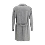 Gi Capri Gray Fleece Wool Coat