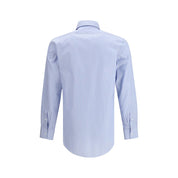 Margiela Blue Cotton Pattern Shirt