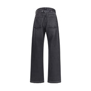 Margiela Black Cotton High-Waisted Jean