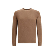 Aragona Cashmere Brown Merino Wool Sweatshirt