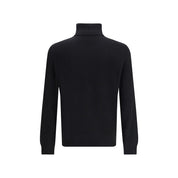 Aragona Cashmere Black Merino Wool Turtleneck