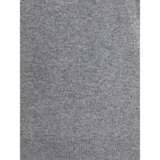 Aragona Cashmere Gray Merino Wool Turtleneck