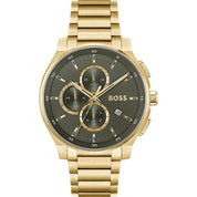Hugo Boss Gold Stainless Steel Dress Watch