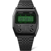 Casio Black Stainless Steel Digital Watch