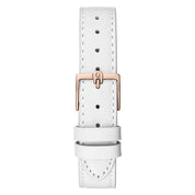 Furla White Leather Dress Watch
