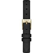 Furla Black Leather Dress Watch
