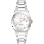 Furla Gray Stainless Steel Dress Watch