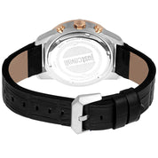 Just Cavalli Black Leather Bracelet Watch