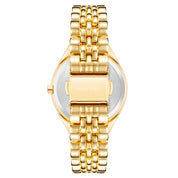 Nine West Gold Metal Dress Watch