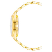 Nine West Gold Metal Dress Watch