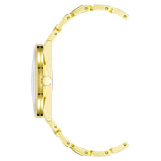 Nine West Gold Metal Dress Watch