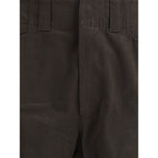 GR10K Brown Cotton Cargo Pants