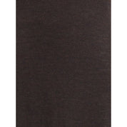 Ferragamo Brown Fleece Wool Long Dress