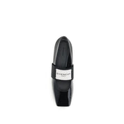 Givenchy Black Leather Ballet Flats