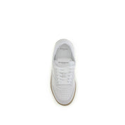 Givenchy White Calf Leather Bos Taurus Chunky Sneakers