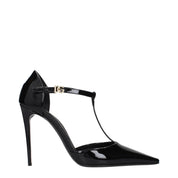 Dolce & Gabbana Black Leather High Heel Pumps