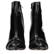 Maison Margiela Black Leather Ankle Boots