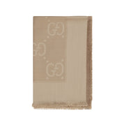 Gucci Brown Wool Scarf