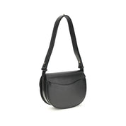 Burberry Black Calf Leather Bos Taurus Shoulder Bag